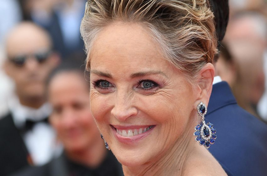  Luxuriös wie immer: Die 64-jährige Sharon Stone machte Furore mit einem Minikleid mit sehr tiefem Ausschnitt