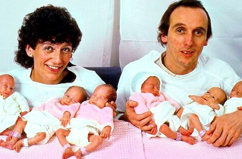  Die einzigen Sechslinge der Welt: Wie die süßen Babys nach 35 Jahren aussehen