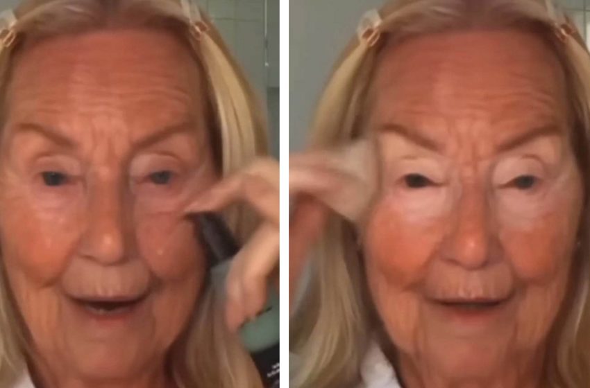  Großmutter hat sich mit Makeup um 30 Jahre verjüngt