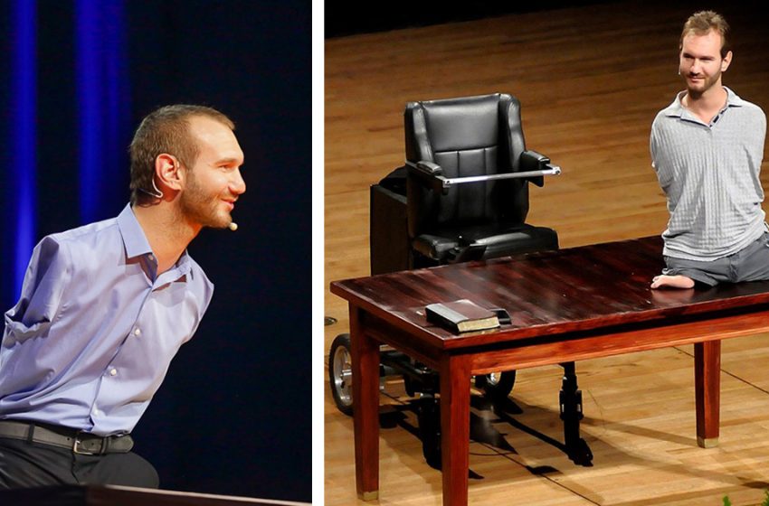  Vujicic, der ohne Gliedmaßen geboren wurde, zeigte seltene Fotos von Kindern und seiner wunderschönen Frau