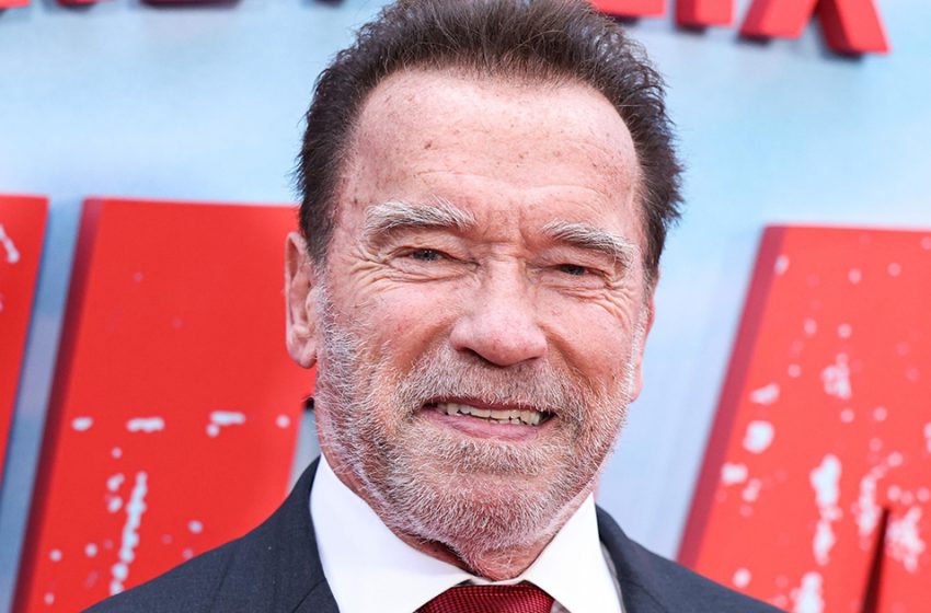  Unglaubliche Schönheit: Der 75-jährige Schwarzenegger wurde beim Spaziergang mit seiner Freundin gefilmt