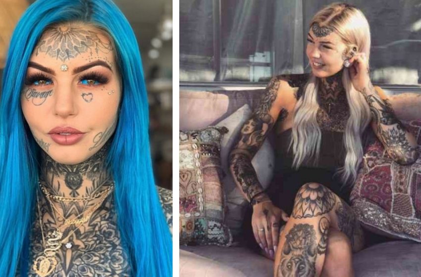  „Blondine mit süßen Gesichtszügen“: Wie sah die 18-jährige Australierin aus, bevor sie ihren ganzen Körper mit Tattoos bedeckte?