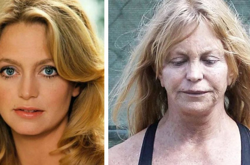  Eine gemeißelte Figur und schlanke Beine: Die 76-jährige Goldie Hawn war von ihrem Aussehen verblüfft