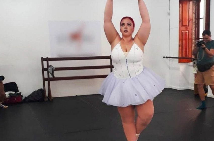  Eine bekannte Ballerina, die über 100 kg wiegt, bricht alle Stereotypen