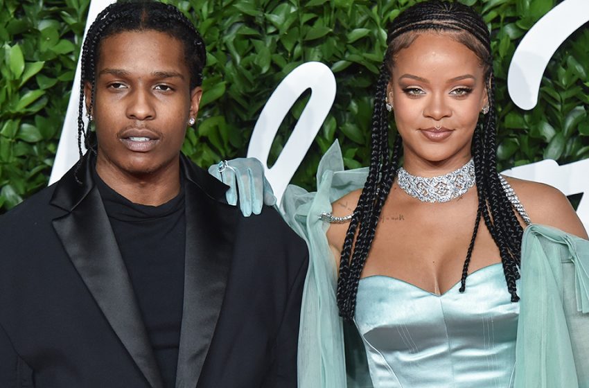  Das Baby in den Armen des Vaters: Rihanna und ASAP Rocky haben ihren neugeborenen Sohn zum ersten Mal gezeigt
