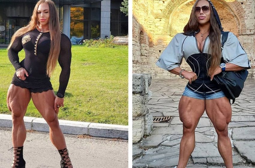  Sie trägt mich in ihren Armen : Die Powerlifterin zeigte seltene Fotos mit ihrem Ehemann