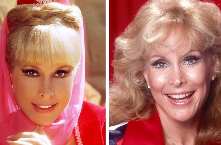  Sieht mit 92 umwerfend aus : Hollywood-Ikone Barbara Eden wurde in einem schicken Schwarz-Weiß-Outfit gesichtet