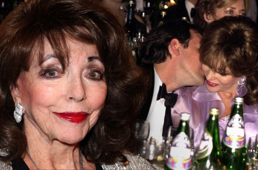 Sie sind wie Mutter und Sohn : Die 90-jährige Joan Collins wurde mit ihrem 32 Jahre jüngeren Ehemann im Theater gesichtet
