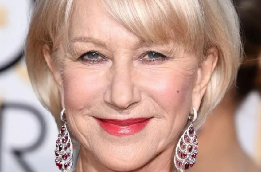  Der Star präsentiert neuen asymmetrischen Haarschnitt: Die 78-jährige Helen Mirren sorgte mit ihrem neuesten Look für Aufsehen!