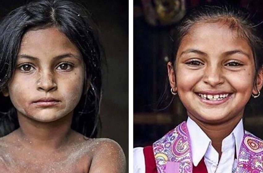  “Wie sich die Kinder verändert haben, nachdem sie zur Schule gehen konnten: Ein gewöhnlicher Fotograf finanzierte die Ausbildung von 20 Kindern aus Bangladesch”