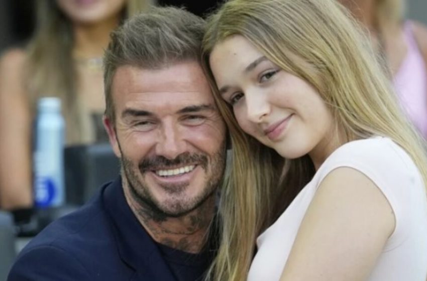  “Vater und Tochter lassen das Internet explodieren: Fotos von David Beckham und seiner Tochter vom Spiel sind oben auf der Liste der meistdiskutierten!”