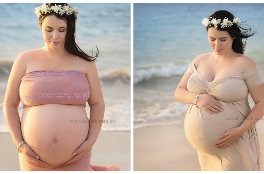  Diese schwangere Frau machte gerade ein Foto am Strand: Doch niemand hätte erwartet, dass das passiert!