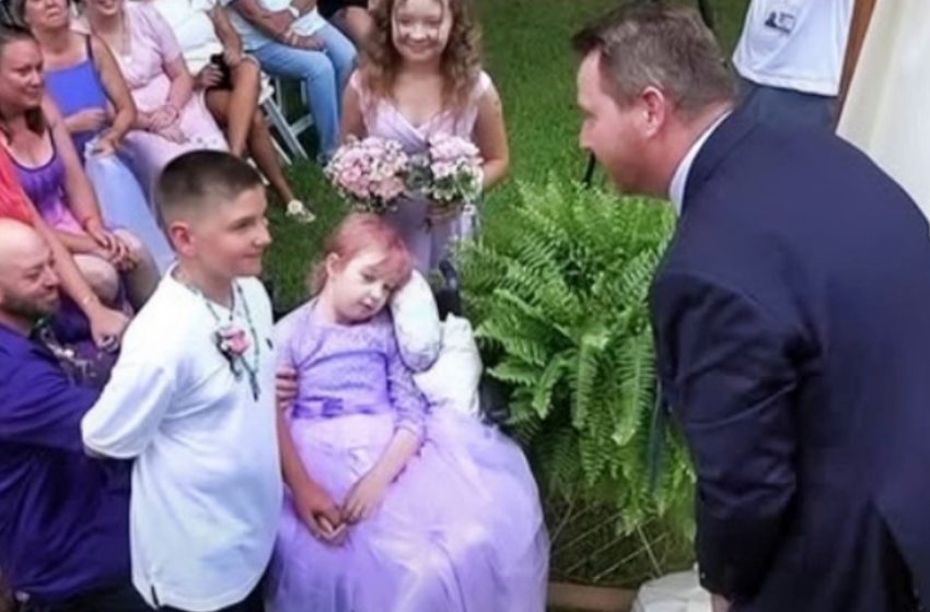 Familie erfüllt den letzten Wunsch eines 10-jährigen Mädchens – eine rührende Hochzeit mit ihrer Jugendliebe: Die bewegenden Bilder!