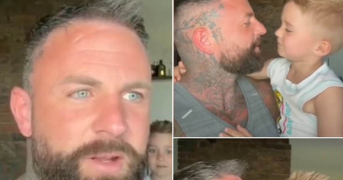 Warum dieser Vater sich weigert, damit aufzuhören, seinen Sohn auf die Lippen zu küssen – trotz Kritik im Netz!