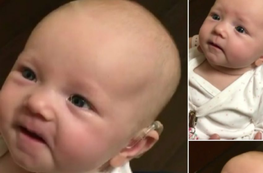Taubes Baby hört zum ersten Mal „Ich liebe dich“ – ihre Reaktion rührt alle zu Tränen!