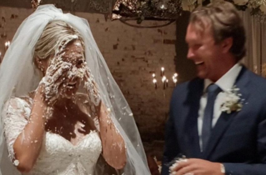 Mein Bräutigam hat mir beim Anschneiden der Hochzeitstorte „aus Spaß“ das Gesicht hineingedrückt!: Ich war kurz davor, in Tränen auszubrechen – bis mein Bruder eingegriffen hat!