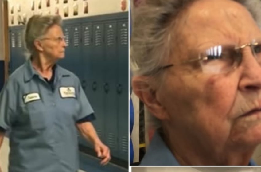  77-jährige Hausmeisterin verbirgt unglaubliches Geheimnis – Fakultät in Tränen nach emotionaler Entdeckung!