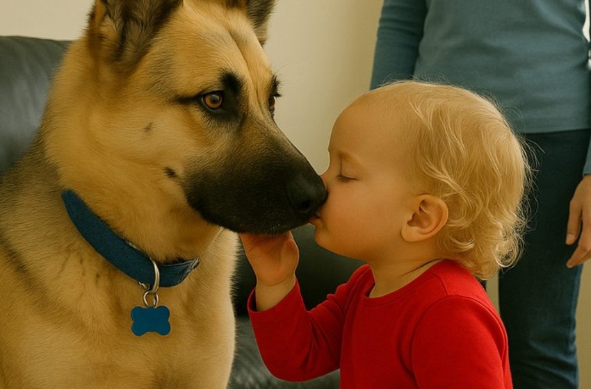 Ein Mädchen küsste den Hund, der ihr engster Freund geworden war. Doch was der Hund daraufhin tat, ließ das Herz der Mutter stillstehen.