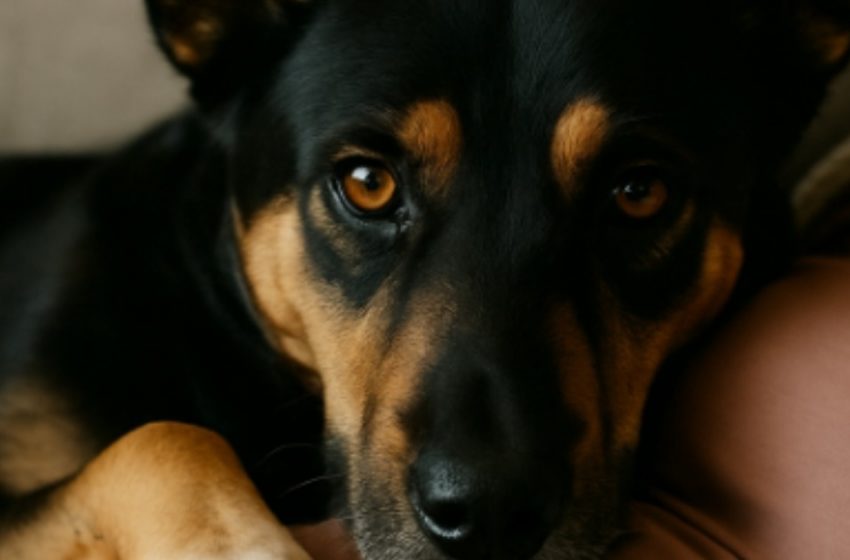  Mein Hund legte sich auf meinen Bauch und knurrte meinen Mann an, wenn er versuchte, mich zu berühren. Ich dachte, sie sei nur eifersüchtig… bis ich die schreckliche Wahrheit erfuhr.