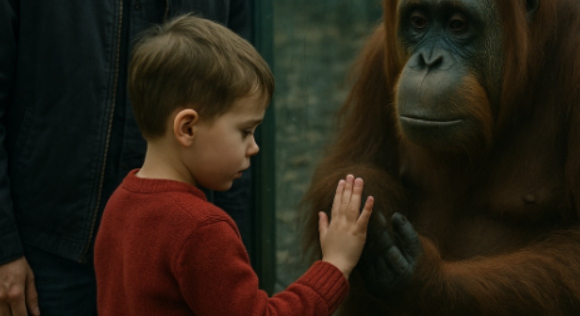 Nach dem Tod seiner Mutter schwieg der Junge und sprach kein einziges Wort mehr. Doch eine Begegnung mit einem Orang-Utan brachte ihn ins Leben zurück.