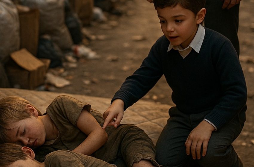 „Papa, diese obdachlosen Kinder sehen aus wie ich!“ – Die Geschichte, die einen Multimillionär erschütterte.
