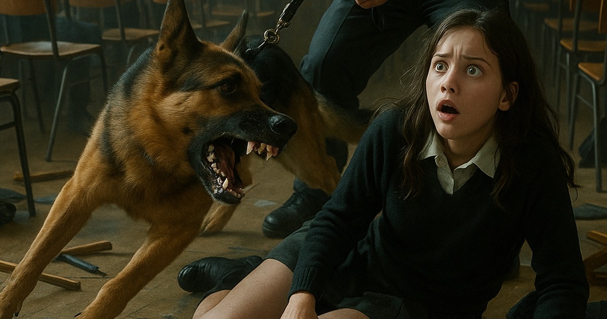 Ein Polizeihund griff plötzlich ein 16-jähriges Schulmädchen an und bellte laut. Niemand konnte sich vorstellen, was danach passieren würde.