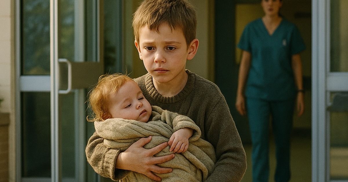 Ein siebenjähriger Junge, übersät mit Blutergüssen, kam mit seiner kleinen Schwester im Arm in die Notaufnahme – und was er danach sagte, brach allen das Herz…