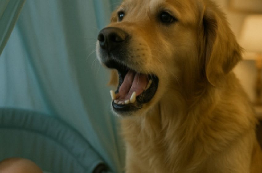  Jede Nacht bellt der Hund laut auf das Kind. Als die Eltern den Grund erfahren, erstarren sie vor Entsetzen.