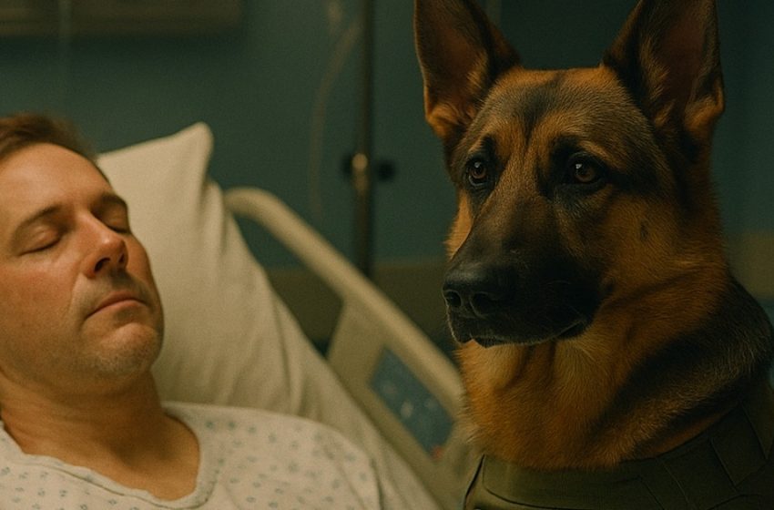 Die Ärzte brachten den Hund, damit er sich von seiner Besitzerin verabschieden konnte… doch plötzlich sprang das Tier aufs Bett und tat etwas, das niemand glauben konnte.