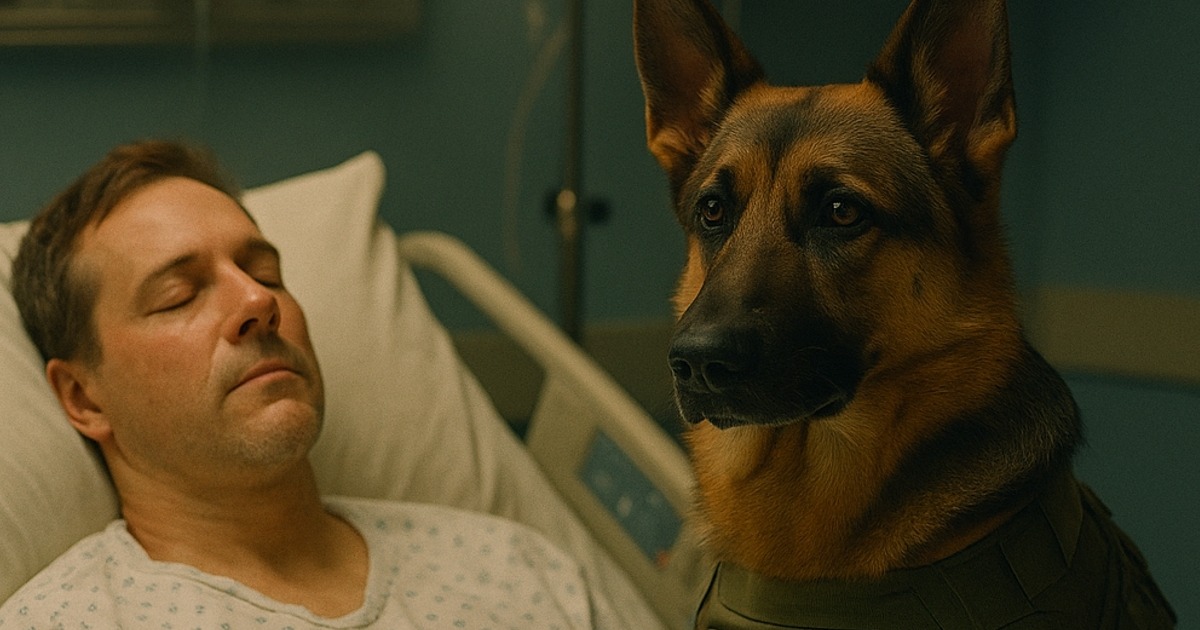 Die Ärzte brachten den Hund, damit er sich von seiner Besitzerin verabschieden konnte… doch plötzlich sprang das Tier aufs Bett und tat etwas, das niemand glauben konnte.