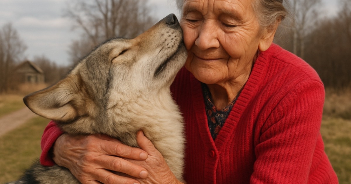 Eine Frau nahm einen Welpen auf, ohne zu ahnen, dass es in Wirklichkeit ein Wolf war. Damals wusste sie noch nicht, dass das Raubtier ihr eines Tages das Leben retten würde.