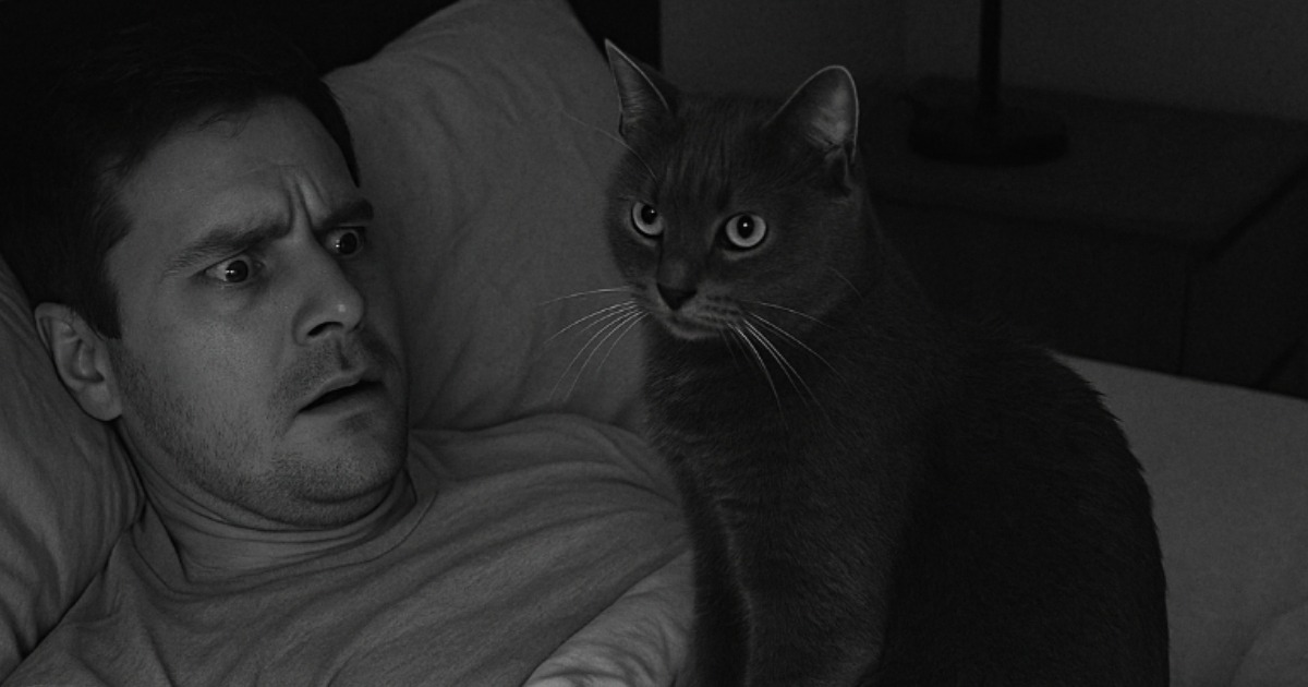 Meine Katze begann sich nachts seltsam zu verhalten, also installierte ich eine Kamera. Was ich auf der Aufnahme sah, verschlug mir die Sprache.