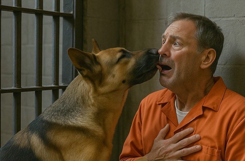  Der letzte Wunsch eines Gefangenen war es, seinen Hund ein letztes Mal zu sehen — doch in dem Moment, als das Tier die Zelle betrat, geschah etwas Unerwartetes.