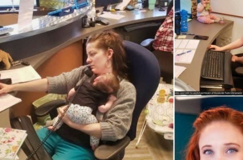 Chef postet heimlich Fotos vom Baby der Mutter bei der Arbeit!: Ihre Reaktion wird dich überraschen!