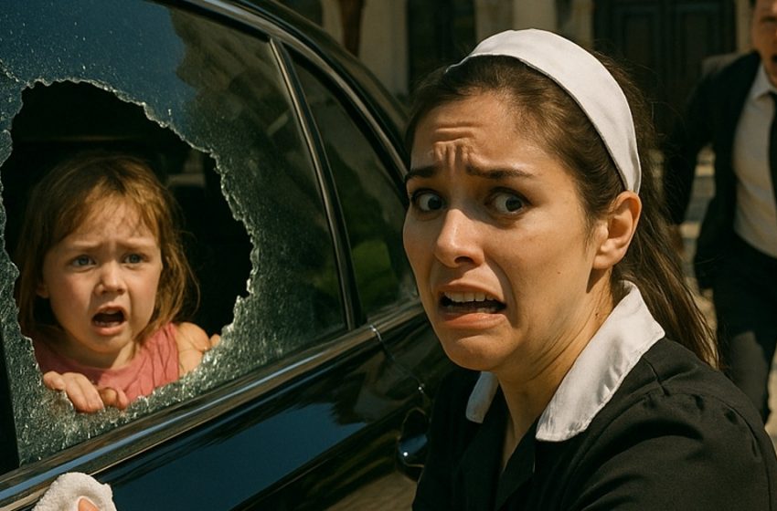  Die neue Ehefrau des Millionärs „vergisst“ ihre Stieftochter im Auto eingeschlossen … doch was das Hausmädchen tat, veränderte alles für immer