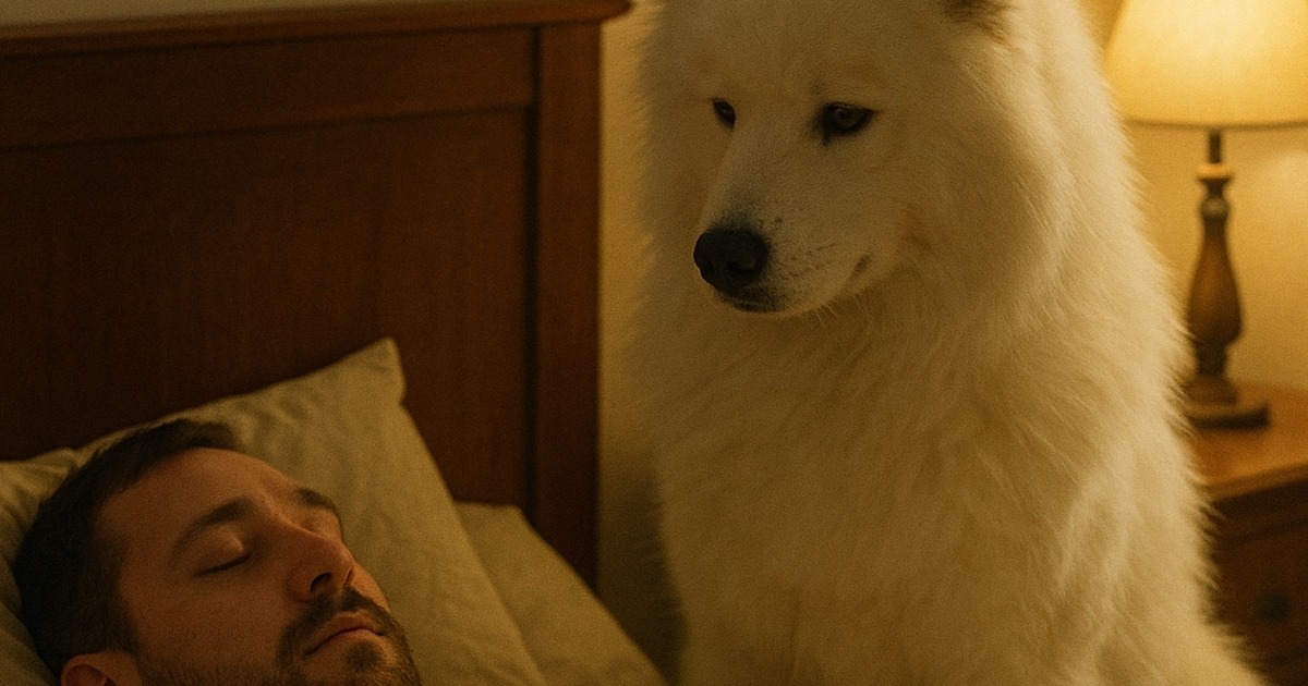 Der Hund aus dem Tierheim schlief nachts nicht und starrte seine Besitzer ununterbrochen an… Als sie den Grund herausfanden, brach es ihnen das Herz.