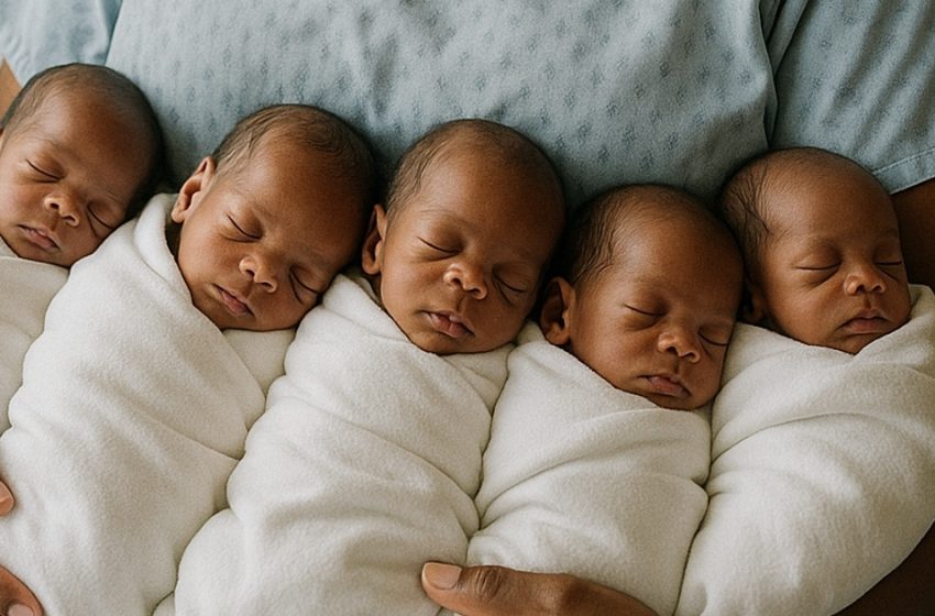  „Gleich nach der Geburt der Fünflinge flüsterte der Vater: ›Das sind nicht meine Kinder‹ – und verließ den Raum.“