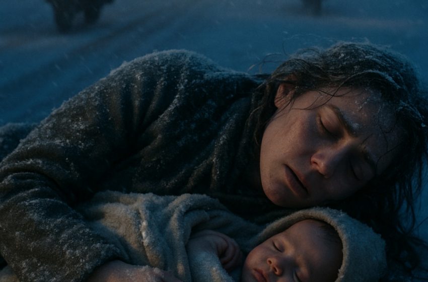  Eine obdachlose Frau brachte während eines Schneesturms ein Kind zur Welt – nur Augenblicke nachdem ihre Schreie verstummten, tauchten zehn Radfahrer aus der Dunkelheit auf