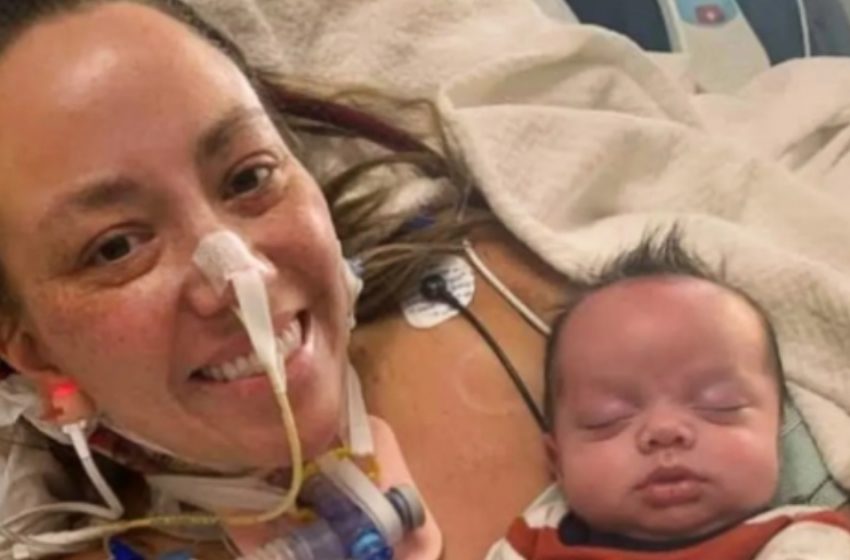  Ehemann weigert sich, die lebenserhaltenden Maßnahmen seiner Frau nach einem Not-Kaiserschnitt zu beenden – Monate später wacht sie auf und trifft auf wundersame Weise ihr Baby!