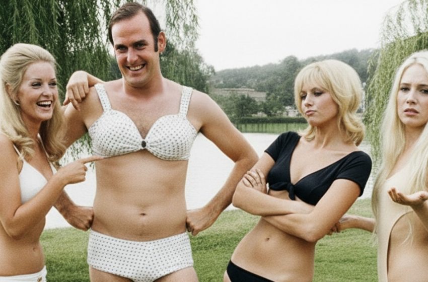  Erkennen Sie dieses legendäre Comedy-Genie im Bikini? Die Ikone, die Absurdität zum Nationalsport machte und Generationen zum Lachen brachte?