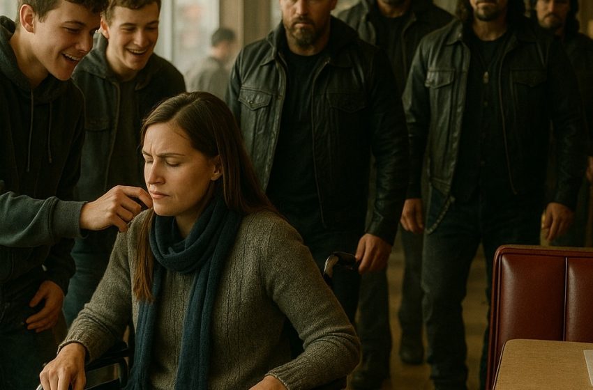  Teenager quälen ein behindertes Mädchen in einem Diner – eine Stunde später änderte sich alles